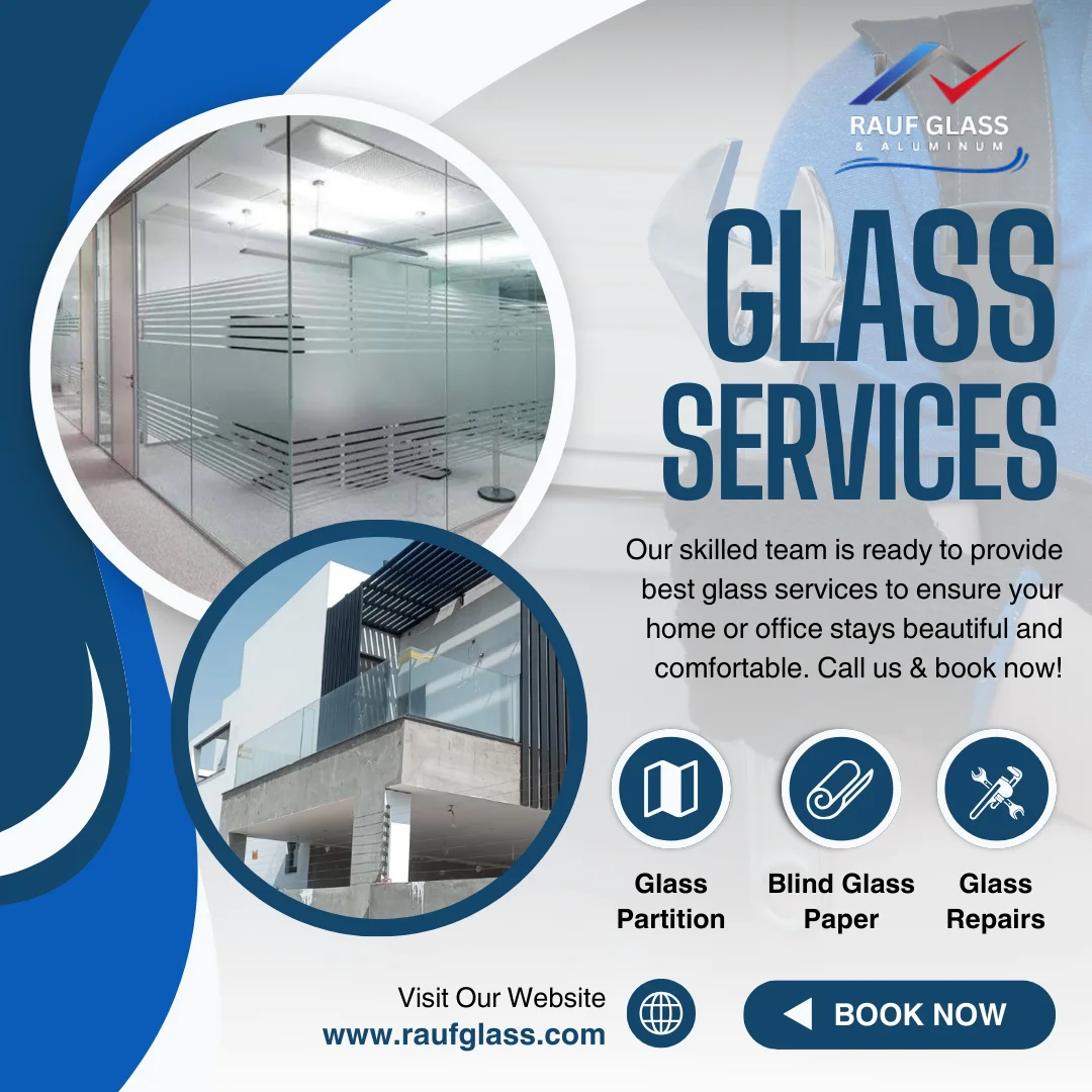 Glass services post