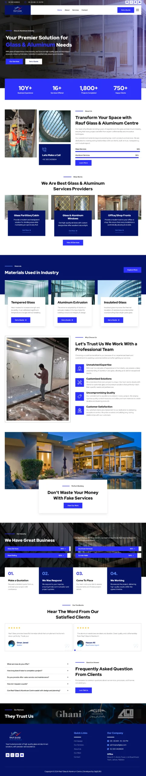 raufglass - web development portfolio